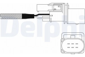 Delphi Αισθητήρας Λάμδα - ES11026-12B1