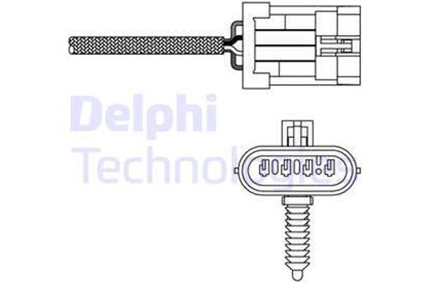 Delphi Αισθητήρας Λάμδα - ES20135-12B1