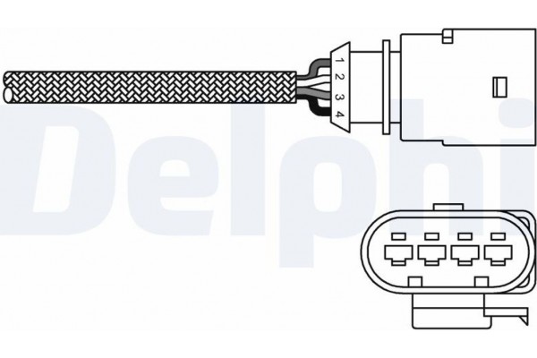 Delphi Αισθητήρας Λάμδα - ES20289-12B1