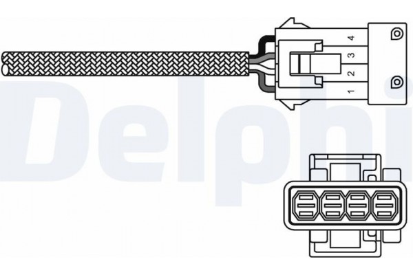 Delphi Αισθητήρας Λάμδα - ES20293-12B1