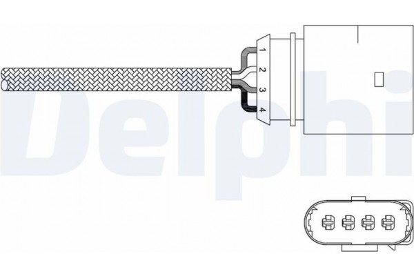 Delphi Αισθητήρας Λάμδα - ES20338-12B1