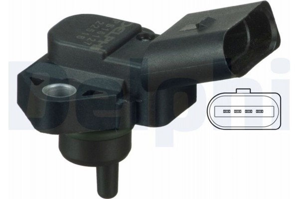 Delphi Aισθητήρας, Πίεση Υπερπλήρωσης - PS10127 Delphi Aισθητήρας, Πίεση Υπερπλήρωσης - PS10127