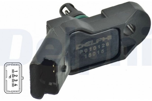 Delphi Aισθητήρας, Πίεση Υπερπλήρωσης - PS10128