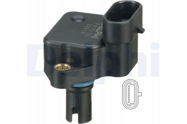 Delphi Aισθητήρας, Πίεση Υπερπλήρωσης - PS10133