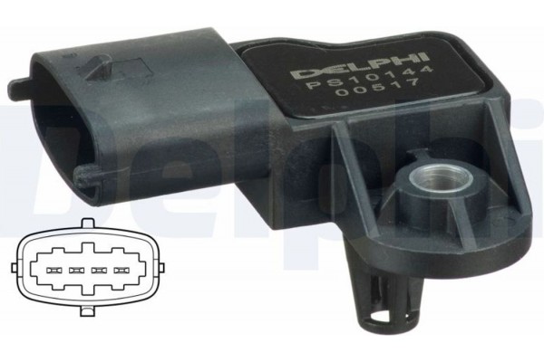 Delphi Aισθητήρας, Πίεση Υπερπλήρωσης - PS10144
