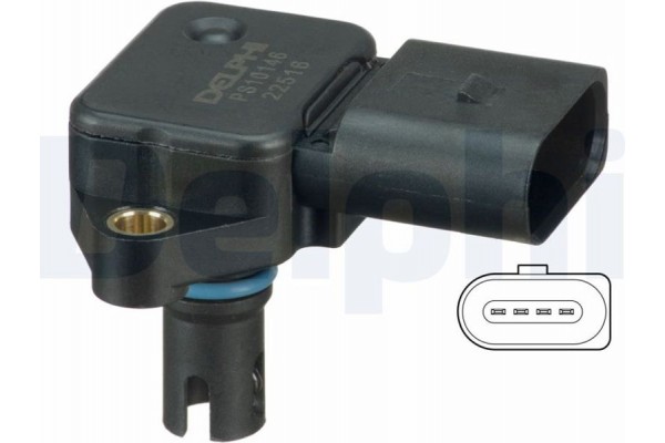 Delphi Aισθητήρας, Πίεση Υπερπλήρωσης - PS10146