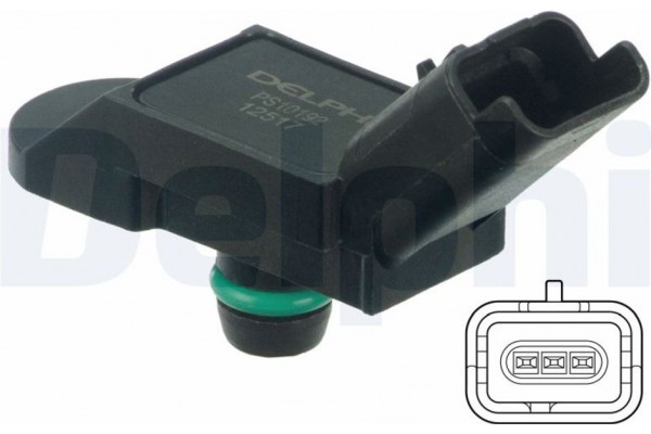 Delphi Aισθητήρας, Πίεση Υπερπλήρωσης - PS10192