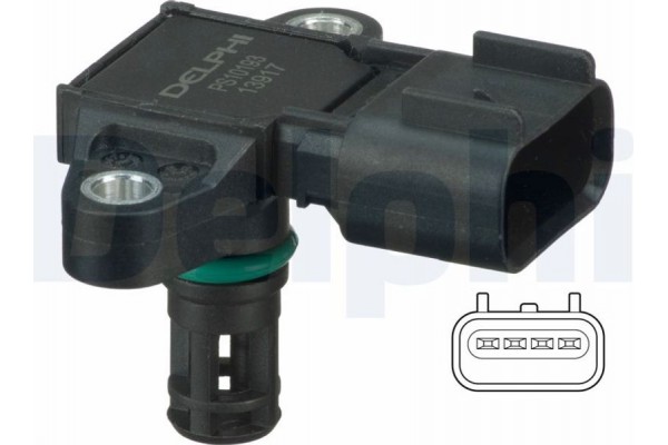 Delphi Aισθητήρας, Πίεση Υπερπλήρωσης - PS10193
