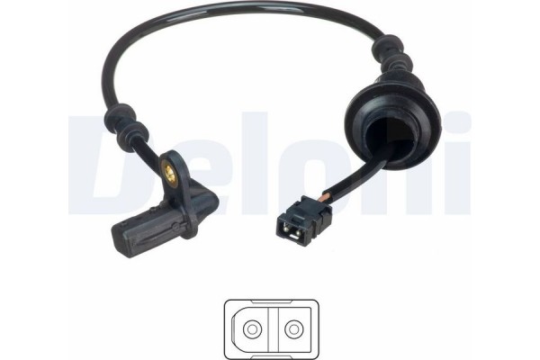 Delphi Αισθητήρας, Στροφές Τροχού - SS20486