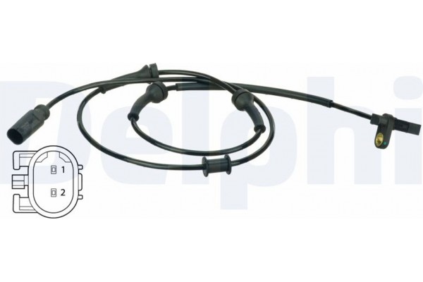 Delphi Αισθητήρας, Στροφές Τροχού - SS20539