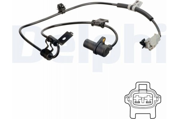 Delphi Αισθητήρας, Στροφές Τροχού - SS20643