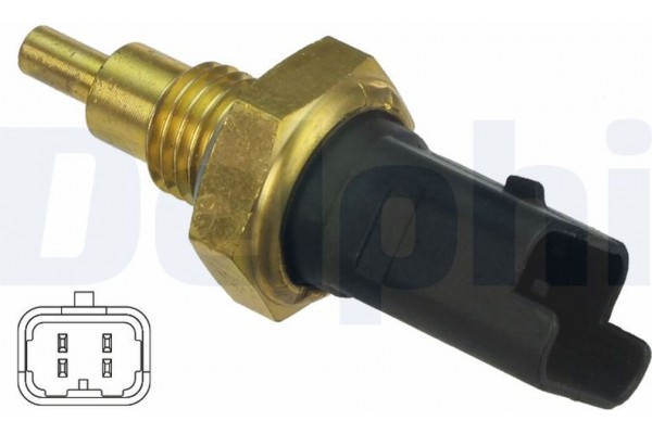 Delphi Αισθητήρας, θερμοκρ. Ψυκτικού Υγρού - TS10401