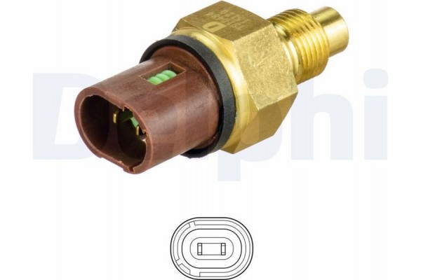 Delphi Αισθητήρας, θερμοκρ. Ψυκτικού Υγρού - TS10484