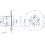 Delphi Δισκόπλακα - BG2081 Delphi Δισκόπλακα - BG2081