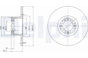Delphi Δισκόπλακα - BG2081