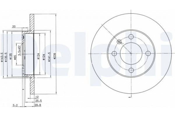 Delphi Δισκόπλακα - BG2116