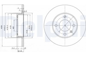 Delphi Δισκόπλακα - BG2117