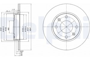 Delphi Δισκόπλακα - BG2213