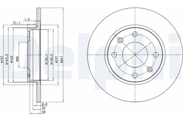 Delphi Δισκόπλακα - BG2213