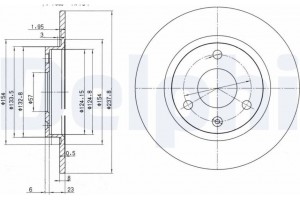 Delphi Δισκόπλακα - BG2355