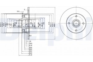 Delphi Δισκόπλακα - BG2389