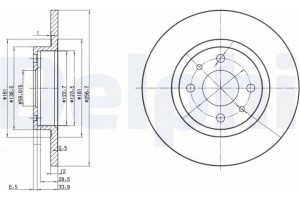 Delphi Δισκόπλακα - BG2411