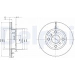 Delphi Δισκόπλακα - BG2424 Delphi Δισκόπλακα - BG2424