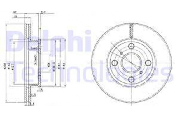 Delphi Δισκόπλακα - BG2424