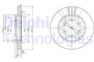 Delphi Δισκόπλακα - BG2457