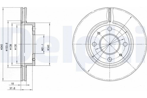 Delphi Δισκόπλακα - BG2565