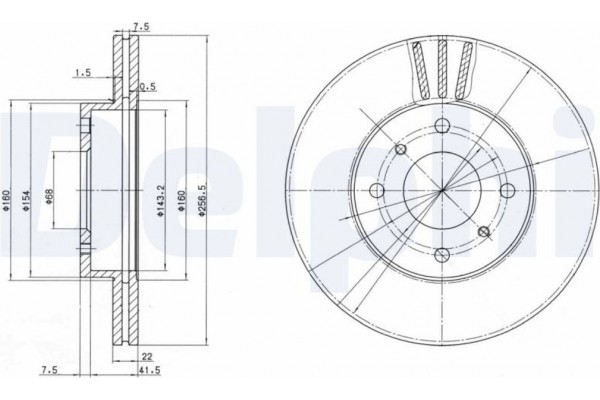 Delphi Δισκόπλακα - BG2567