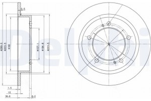 Delphi Δισκόπλακα - BG2584