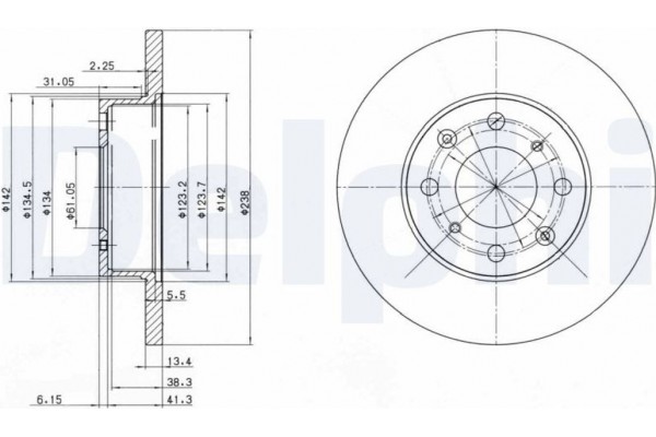 Delphi Δισκόπλακα - BG2616