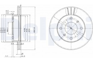 Delphi Δισκόπλακα - BG2632