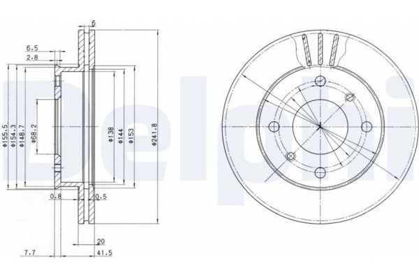 Delphi Δισκόπλακα - BG2632