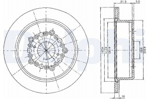 Delphi Δισκόπλακα - BG2662