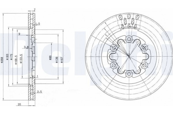 Delphi Δισκόπλακα - BG2678