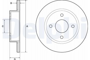 Delphi Δισκόπλακα - BG2683