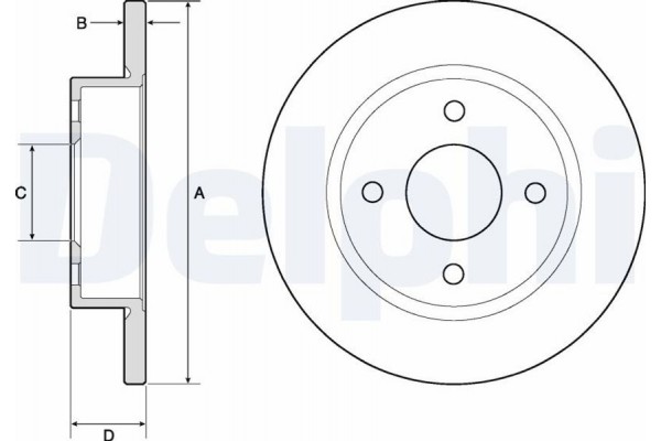 Delphi Δισκόπλακα - BG2683