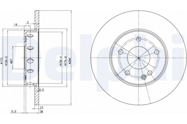 Delphi Δισκόπλακα - BG2769