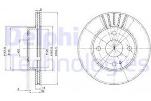 Delphi Δισκόπλακα - BG2802