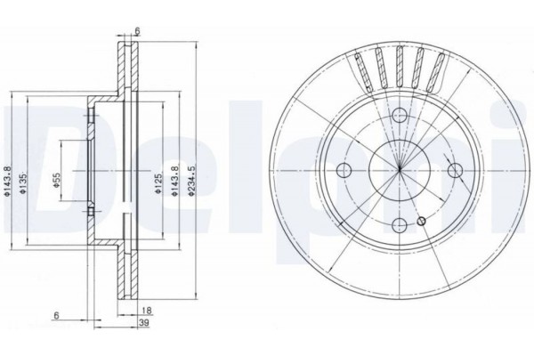 Delphi Δισκόπλακα - BG2802