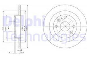 Delphi Δισκόπλακα - BG2805