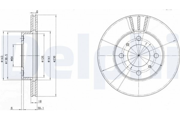 Delphi Δισκόπλακα - BG2810