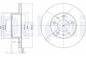 Delphi Δισκόπλακα - BG2845