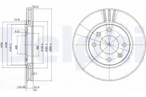 Delphi Δισκόπλακα - BG2871