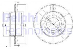 Delphi Δισκόπλακα - BG2891