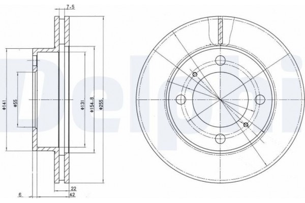 Delphi Δισκόπλακα - BG2891
