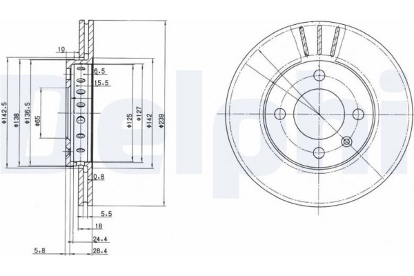 Delphi Δισκόπλακα - BG2982