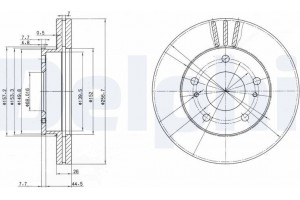 Delphi Δισκόπλακα - BG3127